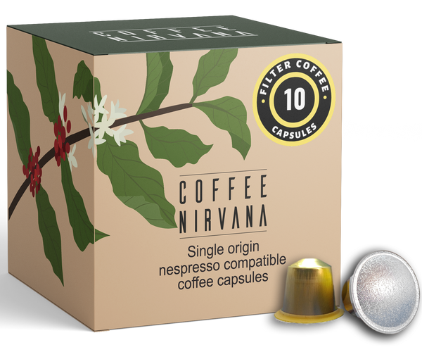 South Indian Filter Coffee | Nespresso® Compatible Aluminium Coffee Capsules/Pods | Box of 10