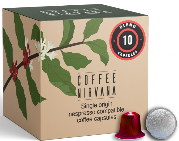 Blend | Nespresso® Compatible Aluminium Coffee Capsules/Pods | Box of 10