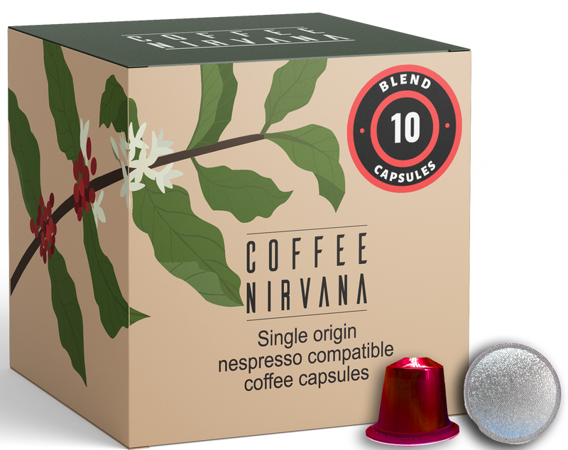 Blend | Nespresso® Compatible Aluminium Coffee Capsules/Pods | Box of 10