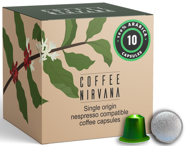 Arabica | Nespresso® Compatible Aluminium Coffee Capsules/Pods | Box of 10