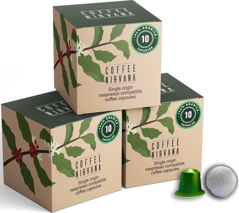Arabica | Nespresso® Compatible Aluminium Coffee Capsules/Pods | Box of 10