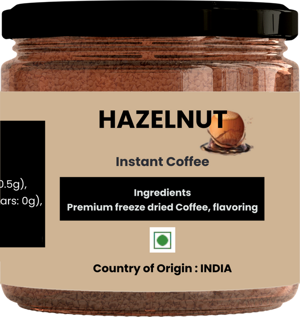 Instant Coffee | Freeze Dried | Hazelnut | 70 g