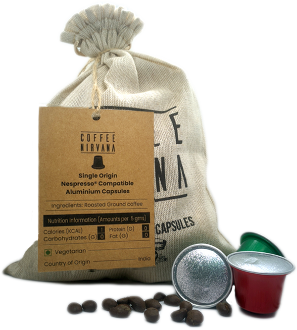 Blend | Nespresso® Compatible Aluminium Coffee Capsules/Pods | Jute Pouch