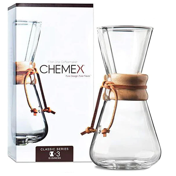 CHEMEX COFFEE MAKERS (WOODEN COLLAR) – Coffee Nirvana