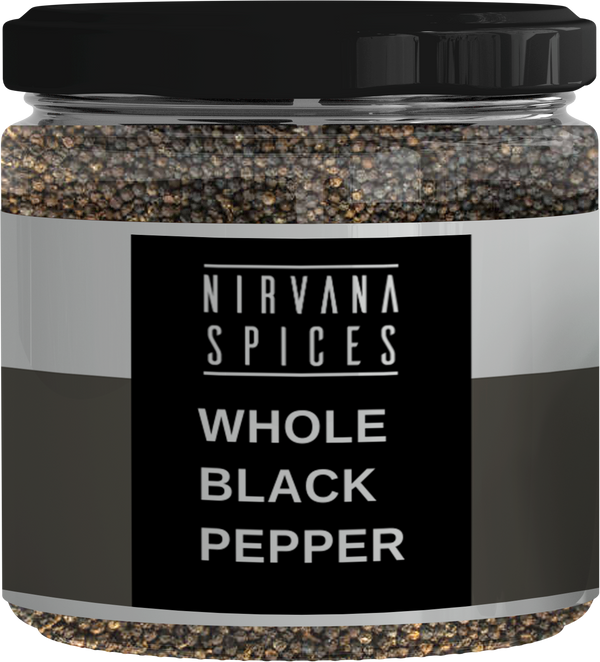 Nirvana Whole Black Peppercorns (Kali Mirch), Coorg, 130g