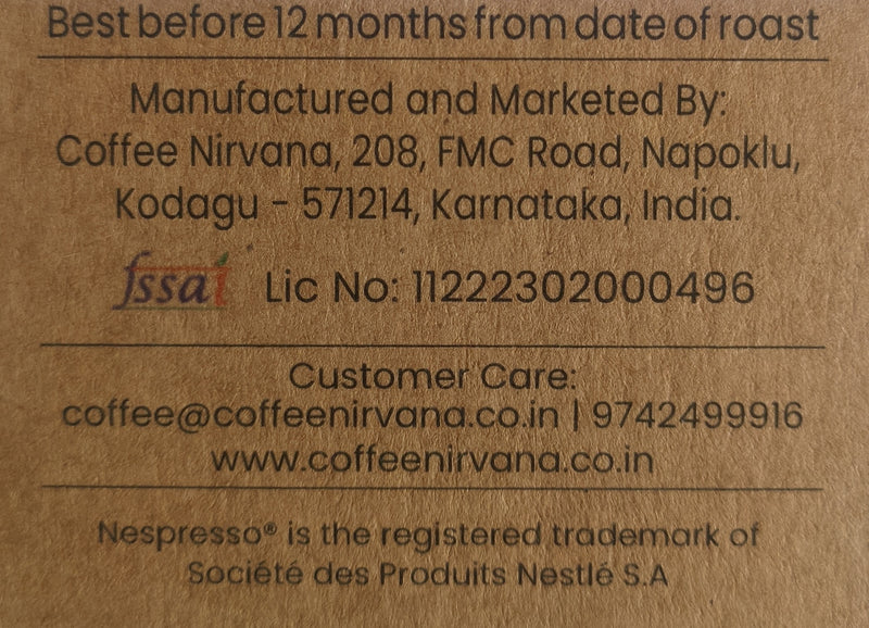 South Indian Filter Coffee | Nespresso® Compatible Aluminium Coffee Capsules/Pods | Jute Pouch