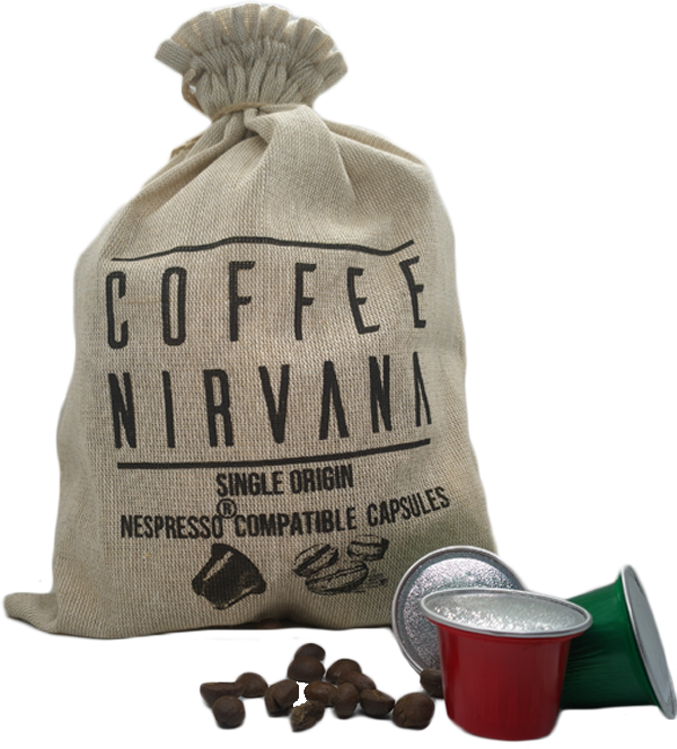 South Indian Filter Coffee | Nespresso® Compatible Aluminium Coffee Capsules/Pods | Jute Pouch